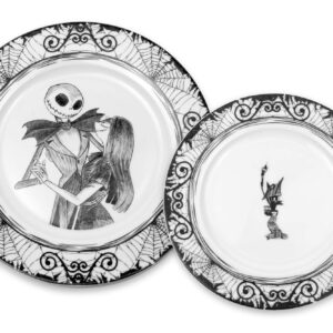 The Nightmare Before Christmas 16-Piece Ceramic Dinnerware Set