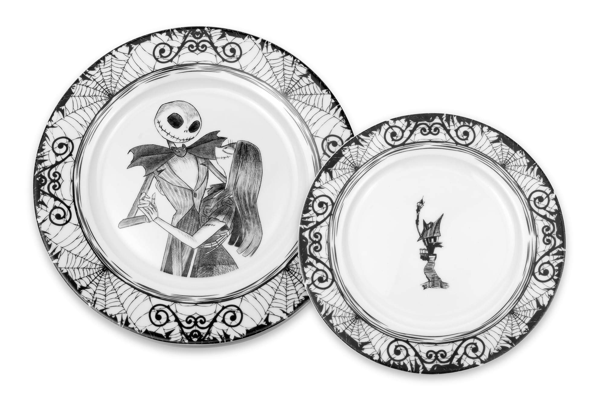 The Nightmare Before Christmas 16-Piece Ceramic Dinnerware Set