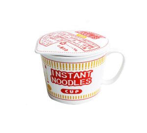 yulinjing instant noodle bowl creative instant noodle ceramic cup bowl with cover bento box student lunch box instant noodle bowl soup bowl set