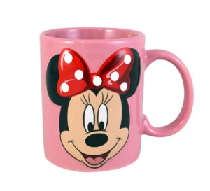 disney minnie mouse 3d full face 11oz. ceramic mug