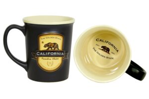 americaware - state of california souvenir ceramic coffee mug / cup - 18oz