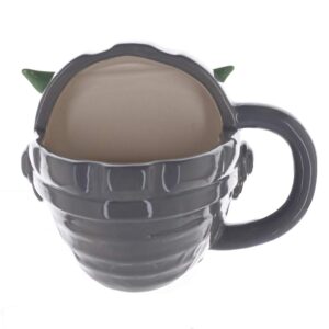 Bioworld Star Wars The Mandalorian Grogu 12 Oz. Sculpted Ceramic Mug