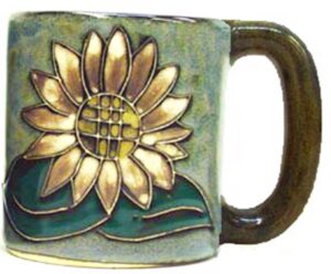 mara stoneware mug - sunflower - 16 oz