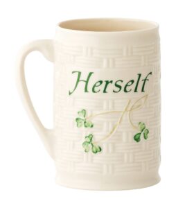 belleek herself mug, 4.5"