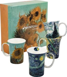 mcintosh trading van gogh set of 4 mugs