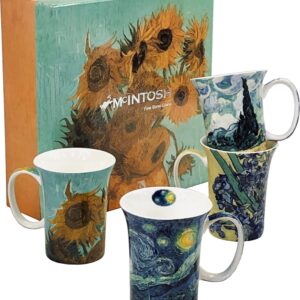 McIntosh Trading Van Gogh Set of 4 Mugs