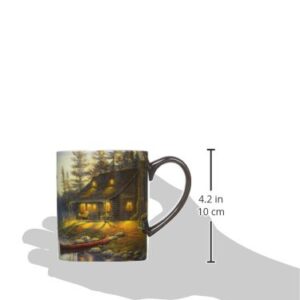 Lang Lake Retreat Mug by Sam Timm, 14 oz., Multicolored