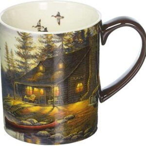 Lang Lake Retreat Mug by Sam Timm, 14 oz., Multicolored