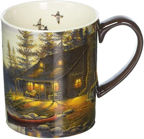 Lang Lake Retreat Mug by Sam Timm, 14 oz., Multicolored