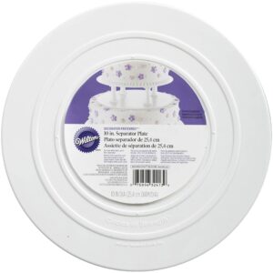 wilton smooth edge separator plate for cakes, 10-inch