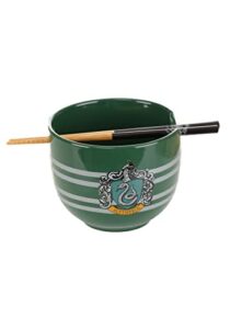 harry potter slytherin ramen bowl with chopsticks standard