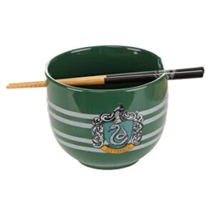 Harry Potter Slytherin Ramen Bowl with Chopsticks Standard