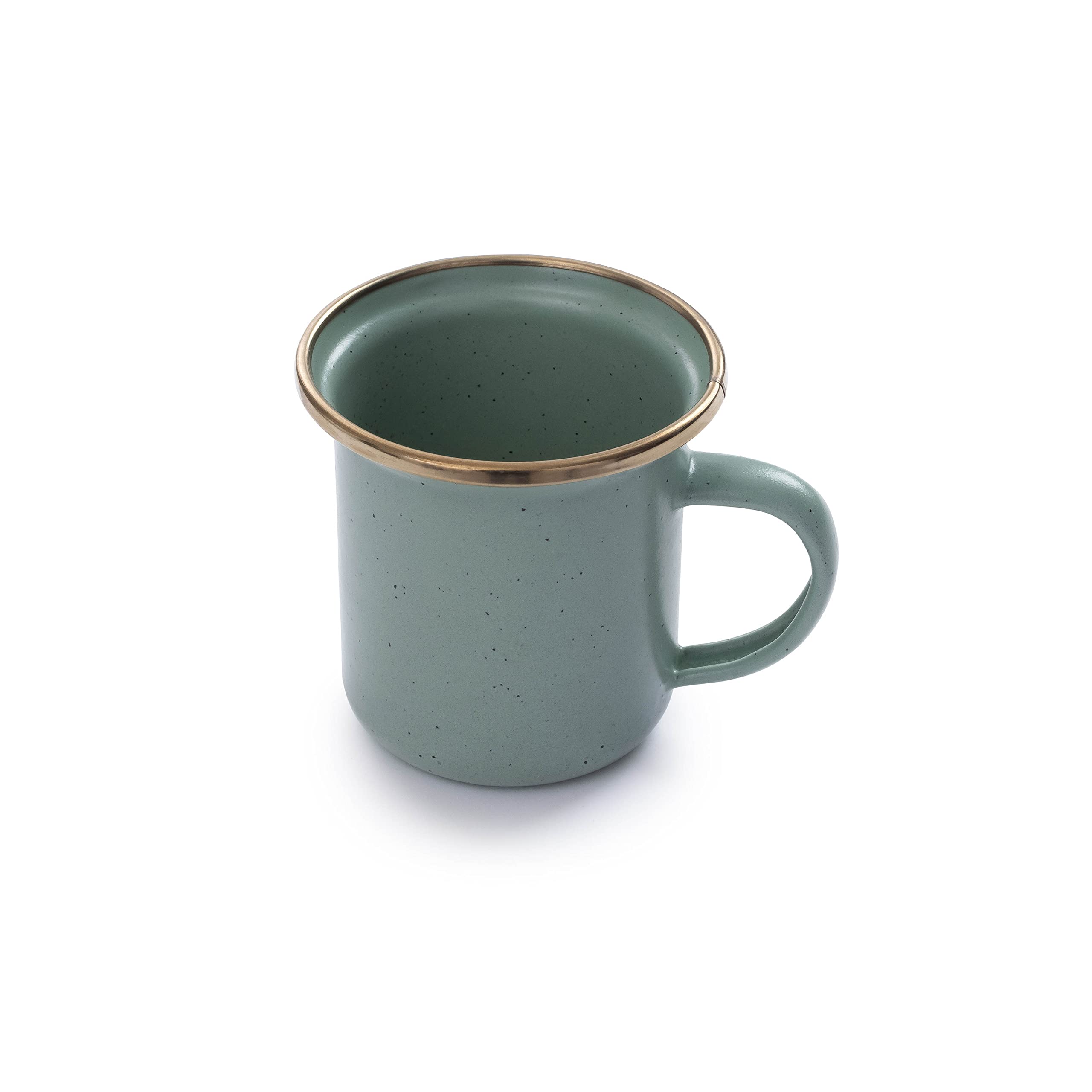 Barebones Enamel Espresso Cup Set - Mint, 4 oz