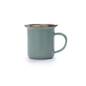 Barebones Enamel Espresso Cup Set - Mint, 4 oz