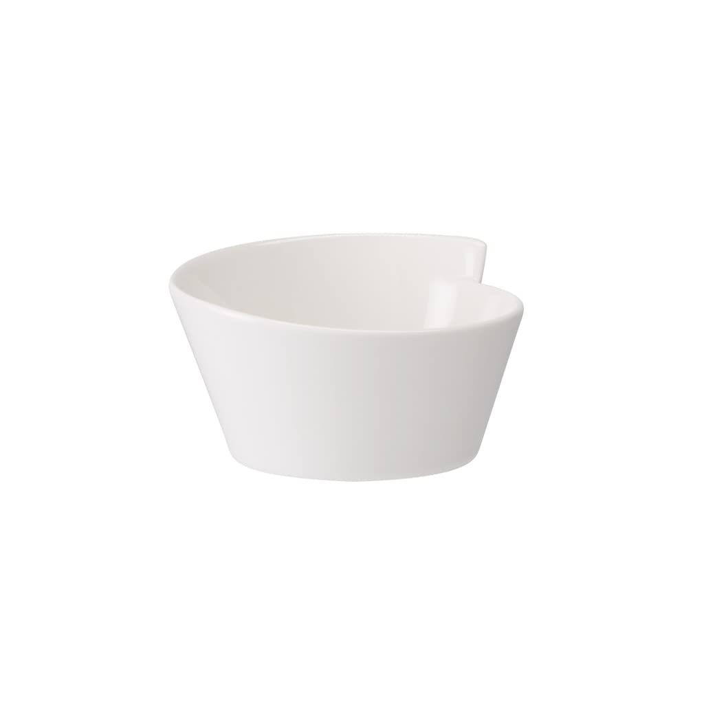 Villeroy & Boch New Wave Small Round Porcelain Rice Bowl, 15.5 oz, White