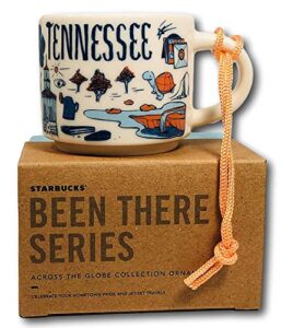 tennessee starbucks been there collection ceramic coffee demitasse ornament 2 oz