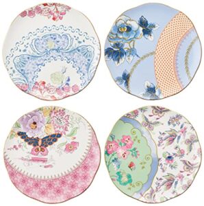 wedgwood butterfly bloom plates, set of 4