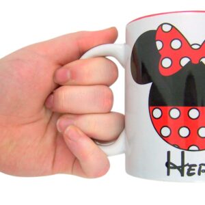 Needzo His and Hers Mickey and Minnie Couples Coffee Mug Cup, Set of 2