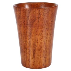 fdit top-grade natural solid wooden tea cofee cup wine mug