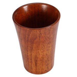 Fdit Top-Grade Natural Solid Wooden Tea Cofee Cup Wine Mug