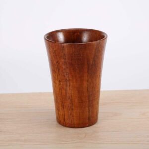 Fdit Top-Grade Natural Solid Wooden Tea Cofee Cup Wine Mug