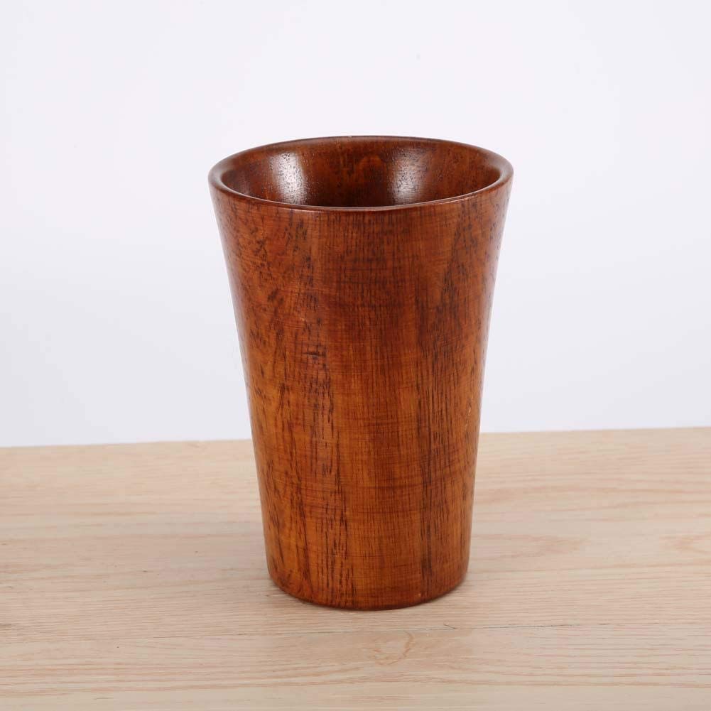 Fdit Top-Grade Natural Solid Wooden Tea Cofee Cup Wine Mug