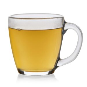 Libbey Tapered Glass Mugs, 15.5-ounce, Set of 8