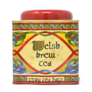 Royal Tara Set Welsh Red Dragon Cup, Welsh Daffodil Mug & Welsh Brew Tea(50 Teabags)