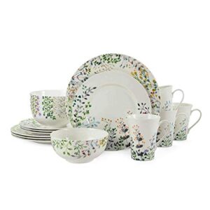 Mikasa 5229054 Tivoli 16-Piece Dinnerware Set, Assorted