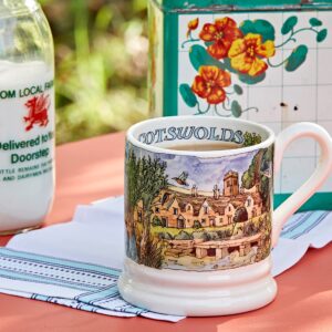 Emma Bridgewater Boho Handmade Ceramic Landscapes Of Dreams Cotswolds England Gift Half-Pint Coffee and Tea Mug