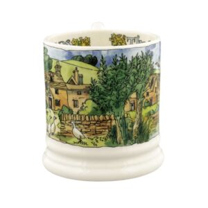 Emma Bridgewater Boho Handmade Ceramic Landscapes Of Dreams Cotswolds England Gift Half-Pint Coffee and Tea Mug