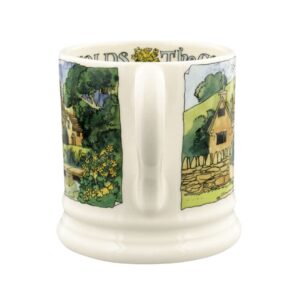 Emma Bridgewater Boho Handmade Ceramic Landscapes Of Dreams Cotswolds England Gift Half-Pint Coffee and Tea Mug