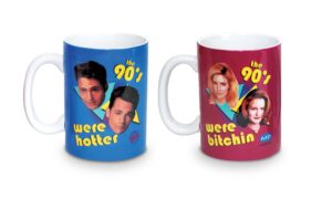bigmouth inc. 90210 / melrose place mug set - set of 2!