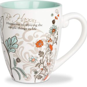 Mark My Words "Be Happy" Mug, 20-Ounce