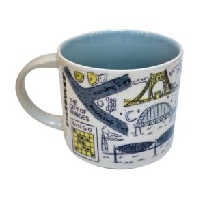 Starbucks Been There Series Pittsburgh Ceramic Mug, 14 Oz