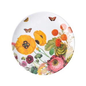 juliska field of flowers melamine salad plate - melamine - unbreakable, melamine, decorative salad plate