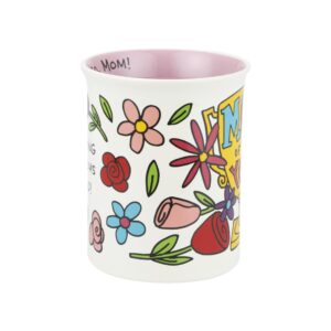 Enesco Our Name is Mud Mom of the Year Trophy Coffee Mug, 16 Ounce, Multicolor