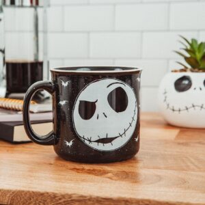 Disney The Nightmare Before Christmas Jack Face Ceramic Camper Mug | 20 Ounces