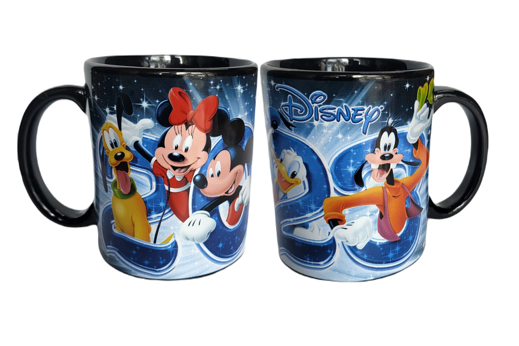 Disney Mickey Mouse and Friends 2023 Tip the Hat Black Ceramic Mug, Collectible Character Coffee Cups and Novelty Gifts for Men or Women, 11 Ounces