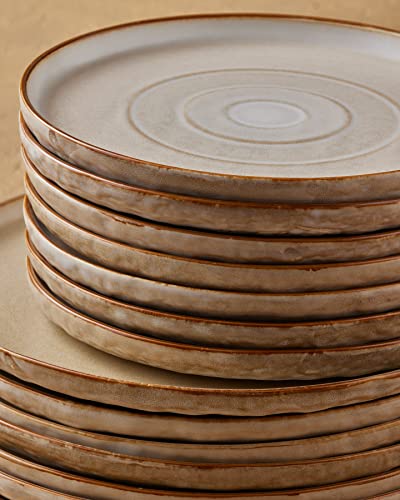 Stone by Mercer Project SHOSAI Stoneware 16-Piece Dinnerware Set, Sand