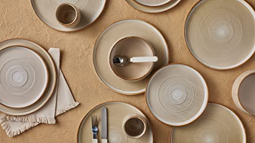 Stone by Mercer Project SHOSAI Stoneware 16-Piece Dinnerware Set, Sand