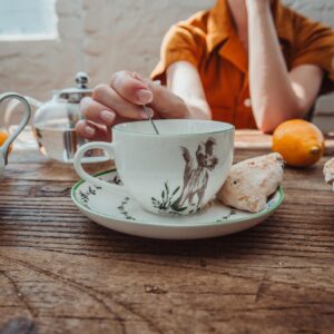 Disney Lady and the Tramp Bone China Teacup and Saucer | Set of 2