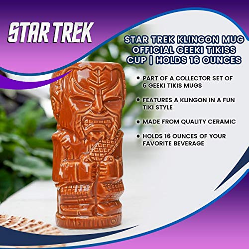 Star Trek: TOS Klingon 16 oz. Geeki Tiki Mug