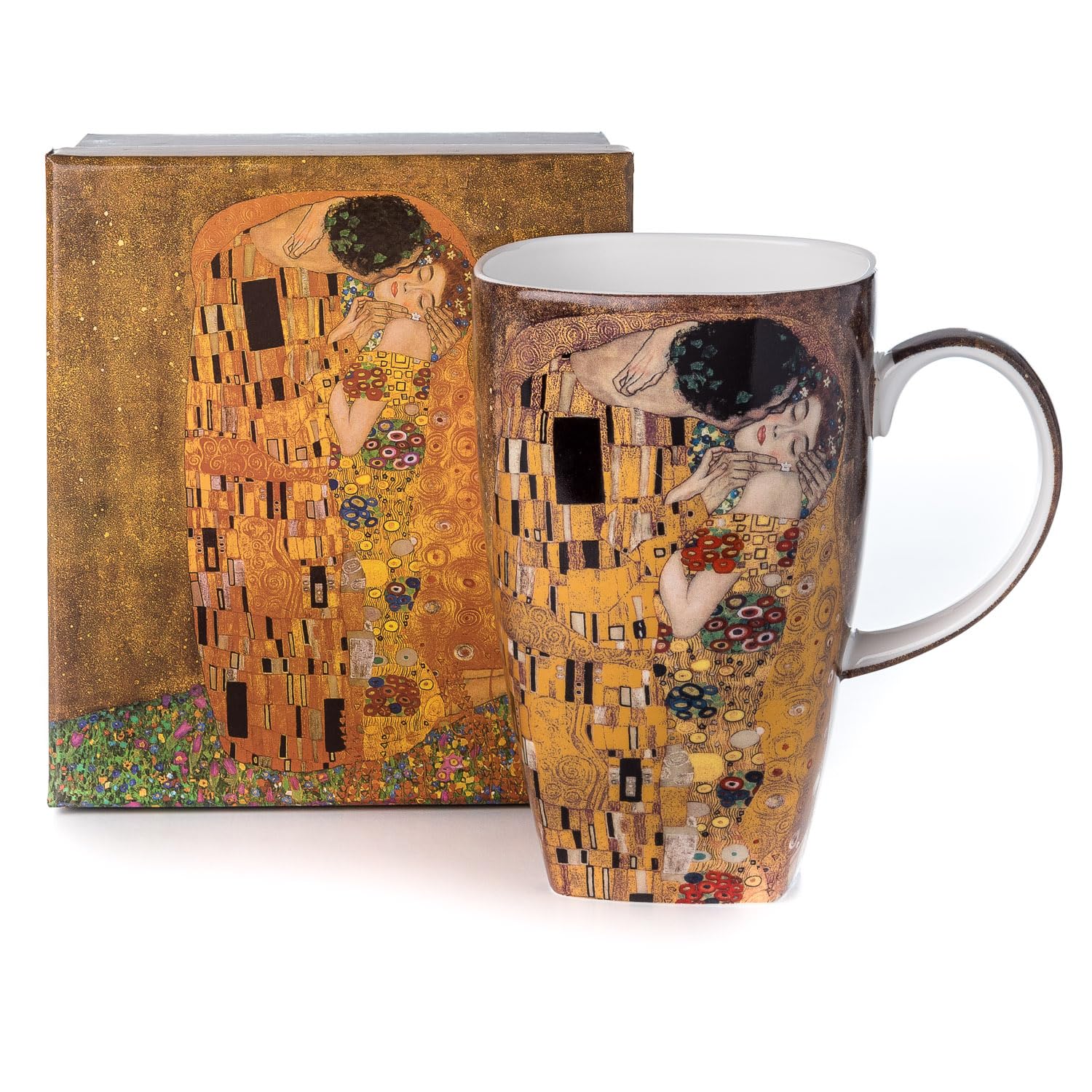 McIntosh Gustav Klimt The Kiss Fine Bone China (19.6 oz) Grande Mug in Matching Gift Box