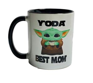 mandalorian baby - best mom ceramic mug - mother's day gift for wife mommy - sci fi present