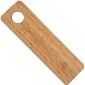 Bamboo Home Life Long Charcuterie Board - 31 Inch Long Cheese Board Includes Hole for Dips or to Hang on Wall - Great for Meats, Cheeses, Appetizers Platter at Parties, Gifts