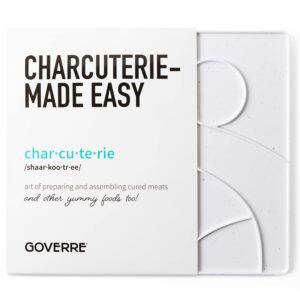 goverre charcuterie board | charcuterie-made easy 10 easy to fill sections w/recipe cards. perfect layout every time. make hostessing look easy, beautiful & effortless.