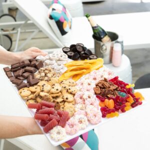 Goverre Charcuterie Board | Charcuterie-Made Easy 10 Easy to fill Sections w/Recipe Cards. Perfect Layout Every Time. Make Hostessing Look Easy, Beautiful & Effortless.