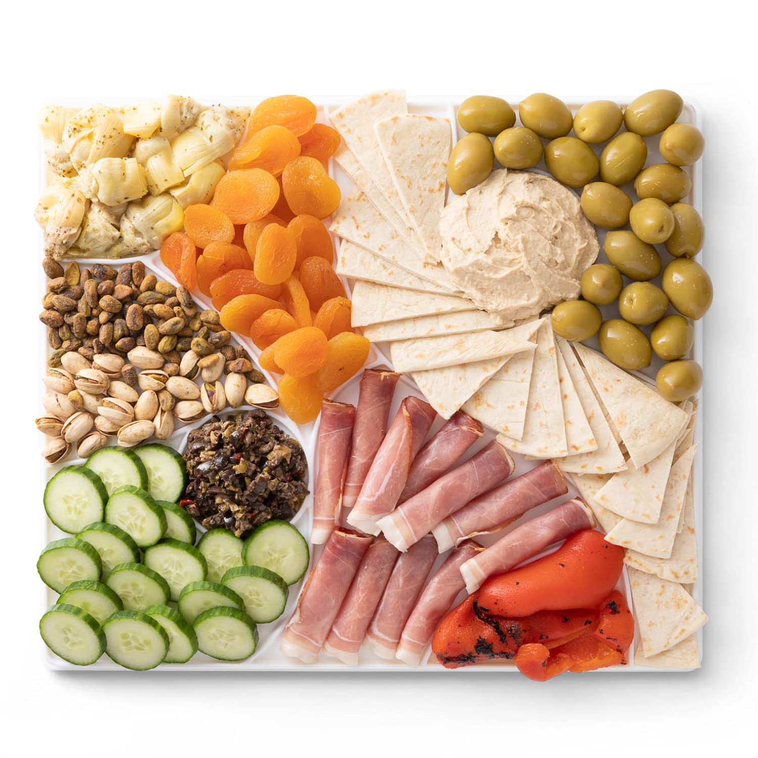 Goverre Charcuterie Board | Charcuterie-Made Easy 10 Easy to fill Sections w/Recipe Cards. Perfect Layout Every Time. Make Hostessing Look Easy, Beautiful & Effortless.