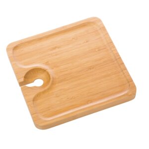 snack bamboo appetizer plate